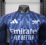 25/26 Arsenal Away Long Sleeve Player 1:1 Quality Soccer Jersey