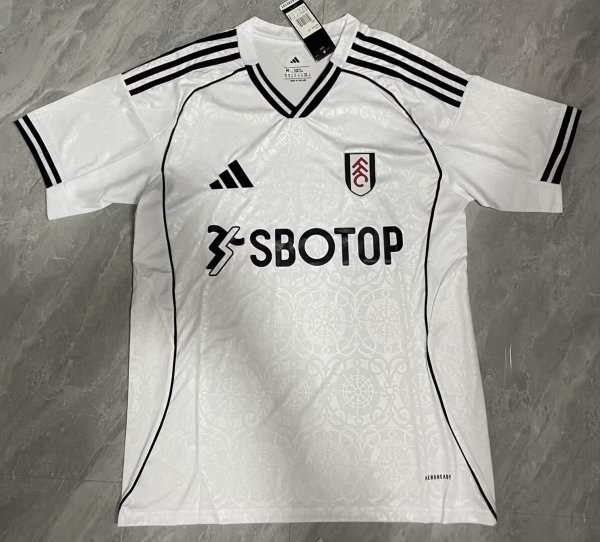 25/26 Fulham Home White Fans 1:1 Quality Soccer Jersey
