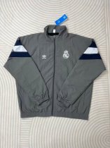 25/26 Real Madrid Dark Gray Windbreaker