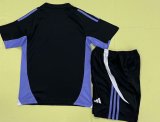 25/26 Colo Colo Training clothing Black Kids 1:1 Quality  Soccer Jersey