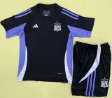 25/26 Colo Colo Training clothing Black Kids 1:1 Quality  Soccer Jersey
