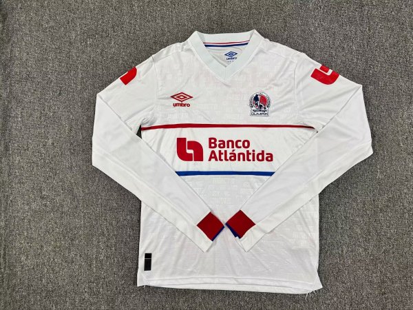25/26 Club Olimpia Home Long Sleeved  Fans 1:1 Quality Soccer Jersey