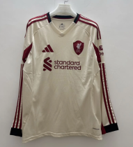 25/26 Liverpool Away Long sleeve  Fans 1:1 Quality Soccer Jersey