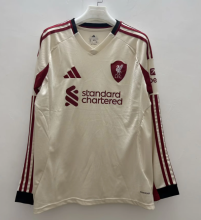 25/26 Liverpool Away Long sleeve  Fans 1:1 Quality Soccer Jersey