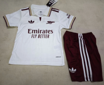 25/26 Arsenal Third Kids Kits 1:1 Quality Soccer Jersey