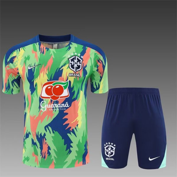 25/26  Brazil Blue and Green 1:1 Quality Training Jersey（A-Set）
