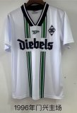 1996 Monchengladbach Home White Fans Retro 1:1 Quality Soccer Jersey