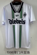 1996 Monchengladbach Home White Fans Retro 1:1 Quality Soccer Jersey
