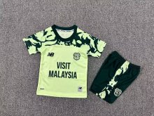 25/26 Cardiff City Away Kids Kits 1:1 Quality Soccer Jersey