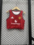 25/26  Manchester United  Women Vest   Fans 1:1 Quality Soccer Jersey