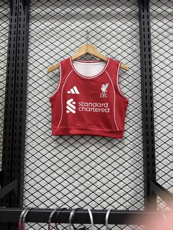 25/26 Liverpool Women Vest  Fans 1:1 Quality Soccer Jersey