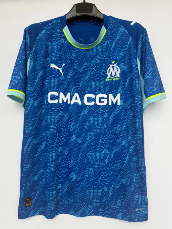 25/26 Marseille Third Fans 1:1 Quality Soccer Jersey