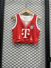 25/26 Bayern Munich  Women Vest  Fans 1:1 Quality Soccer Jersey