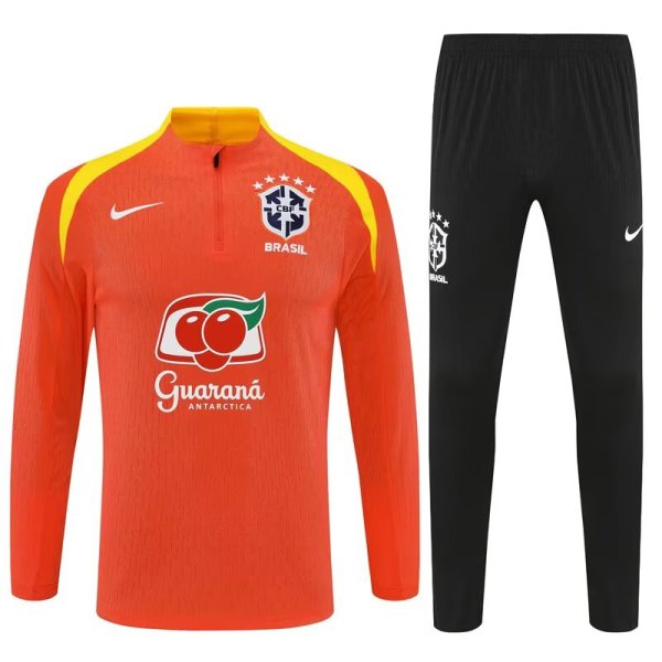 25/26 Brazil Orange Player Version 1:1 Quality Training Jersey