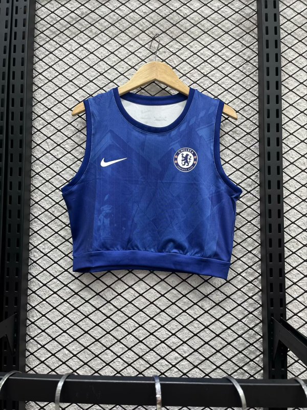 25/26 Chelsea Women Vest  Fans 1:1 Quality Soccer Jersey