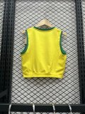 25/26  Brazil  Women Vest   Fans 1:1 Quality Soccer Jersey