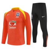 25/26 Brazil Orange Player Version 1:1 Quality Training Jersey