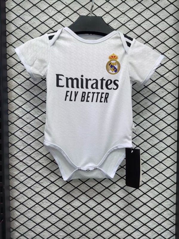 25/26 Real Madrid  Baby Soccer Jersey