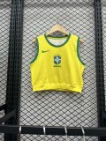 25/26  Brazil  Women Vest   Fans 1:1 Quality Soccer Jersey