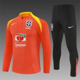 25/26 Brazil Orange Player Version 1:1 Quality Training Jersey