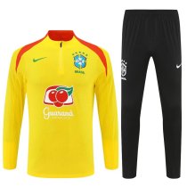 25/26 Brazil  Yellow Player Version 1:1 Quality Training Jersey