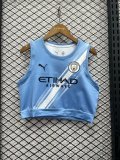 25/26 Manchester City  Women Vest   Fans 1:1 Quality Soccer Jersey