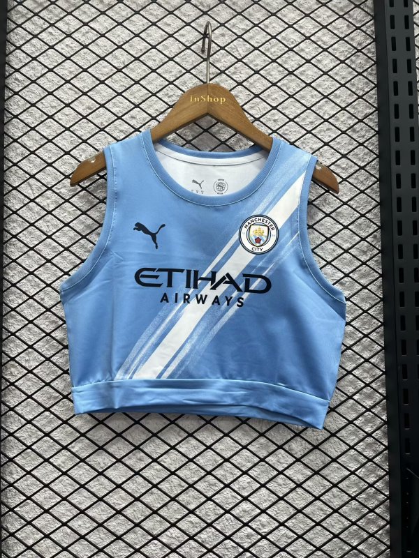 25/26 Manchester City  Women Vest   Fans 1:1 Quality Soccer Jersey