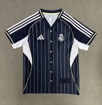 25/26 Real  Madrid Baseball Fans 1:1 Quality Soccer Jersey