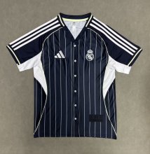25/26 Real  Madrid Baseball Fans 1:1 Quality Soccer Jersey