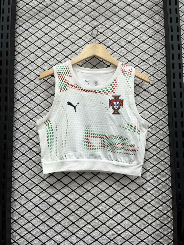 25/26  Portugal  Women Vest   Fans 1:1 Quality Soccer Jersey