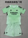 25/26 Arsenal Goalkeeper Kids Kits 1:1 Quality Soccer Jersey