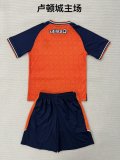 25/26 Luton Town Home Kids  Kits 1:1 Quality Soccer Jersey