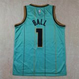 2025 Charlotte Hornets  Green #1 BALL  1:1 Quality NBA Jersey