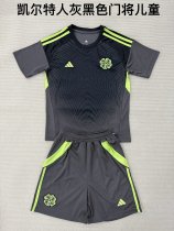 25/26 Celtic Goalkeeper  Kids KIits 1:1 Soccer Jersey