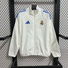 25/26 Real Madrid White  Windbreaker