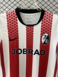 25/26 SC Freiburg  Home Fans 1:1 Quality Soccer Jersey（弗赖堡）