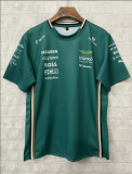 F1 racing suit T-shirt 2025 new Aston Martin team short sleeved round neck casual shirt 1:1 Quality F1 Jerseys