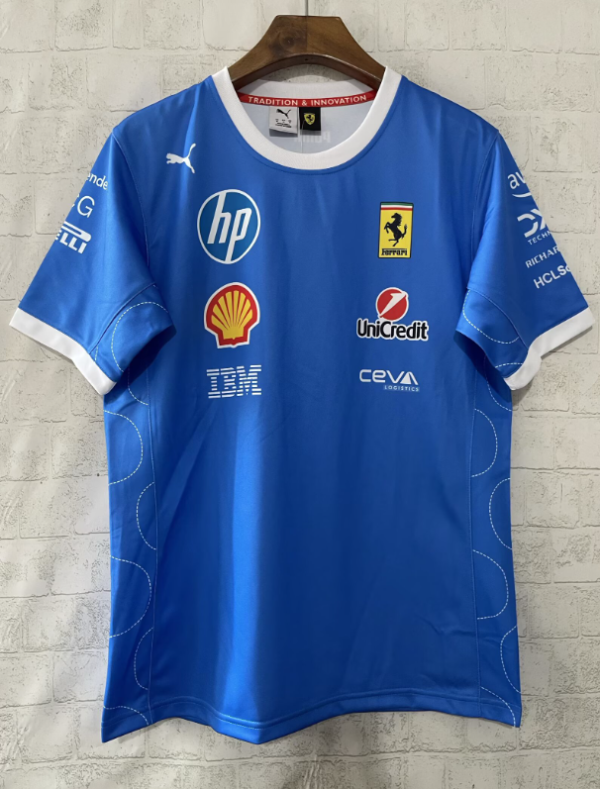 F1 racing suit T-shirt 2025 Ferrari  shirt 1:1 Quality F1 Jerseys