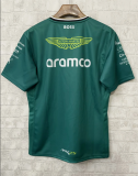 F1 racing suit T-shirt 2025 new Aston Martin team short sleeved round neck casual shirt 1:1 Quality F1 Jerseys