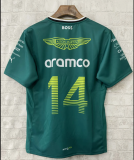 F1 racing suit T-shirt 2025 new Aston Martin team short sleeved round neck casual shirt 1:1 Quality F1 Jerseys