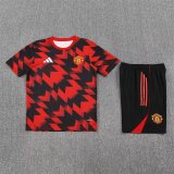 25/26 Manchester United Red  Black 1:1 Quality Training Jersey（A-Set）