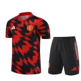 25/26 Manchester United Red  Black 1:1 Quality Training Jersey（A-Set）