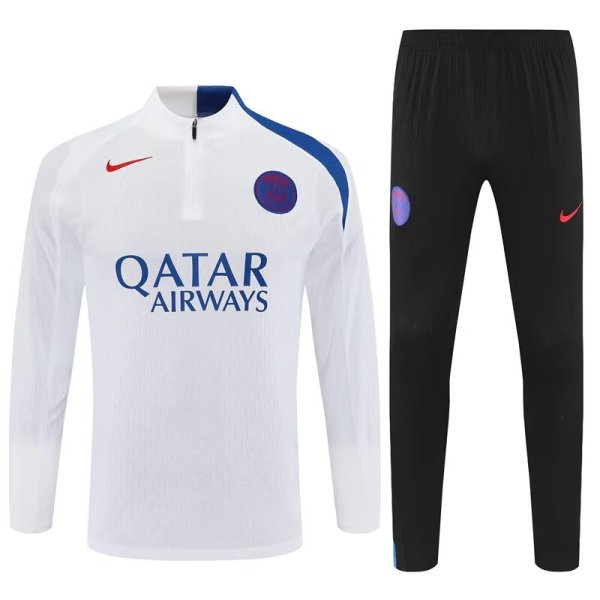 25/26 Paris Royal White Player Version 1:1 Quality Training Jersey