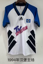 1994 Hamburger SV Home Fans Retro 1:1 Quality Soccer Jersey