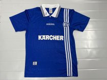 1996/1997 FC Schalke 04 Home Fans Retro 1:1 Quality Soccer Jersey