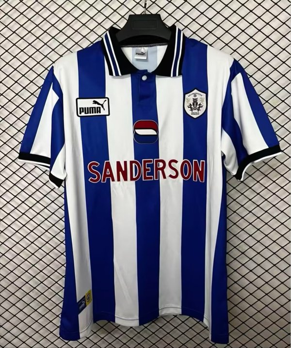 1998  Sheffield Wednesday  Home  Fans Retro 1:1 Quality Soccer Jersey