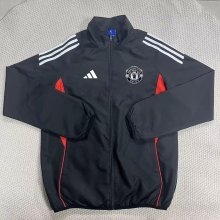 25/26  Manchester United Black  Windbreaker