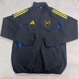 25/26 Arsenal   Black Windbreaker