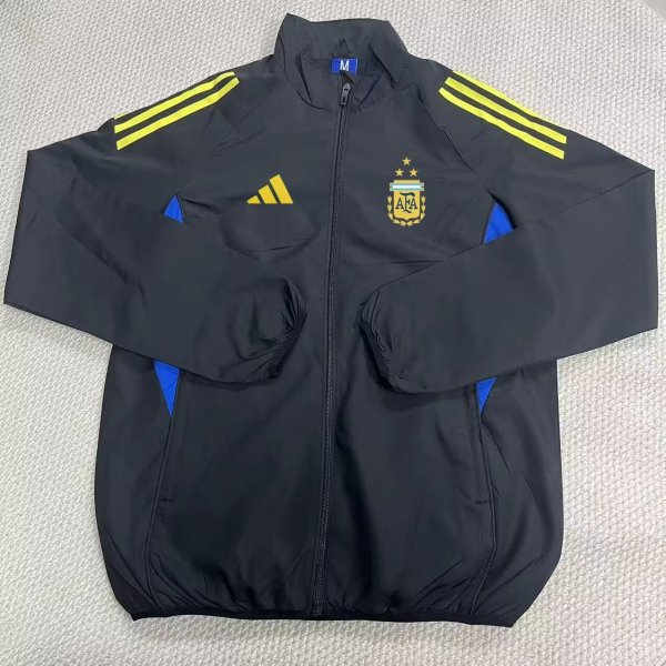 25/26  Argentina  Black Windbreaker