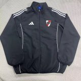 25/26 River Plate Black Windbreaker